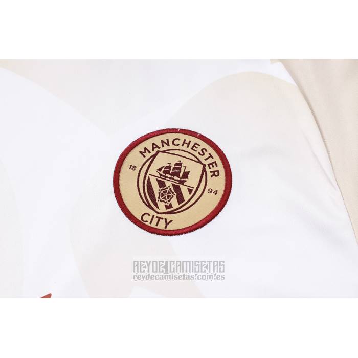 Chandal del Manchester City Manga Corta 2024-2025 Amarillo - Pantalon Corto